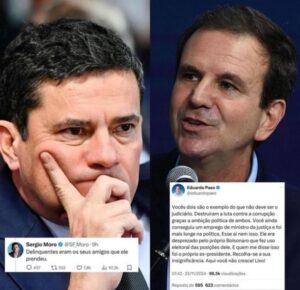 Moro defende Bretas e Paes responde com jab indefensável: “Recolha-se