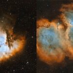 Nebulosas do Pacman e da Alma nas Imagens Astronômicas da