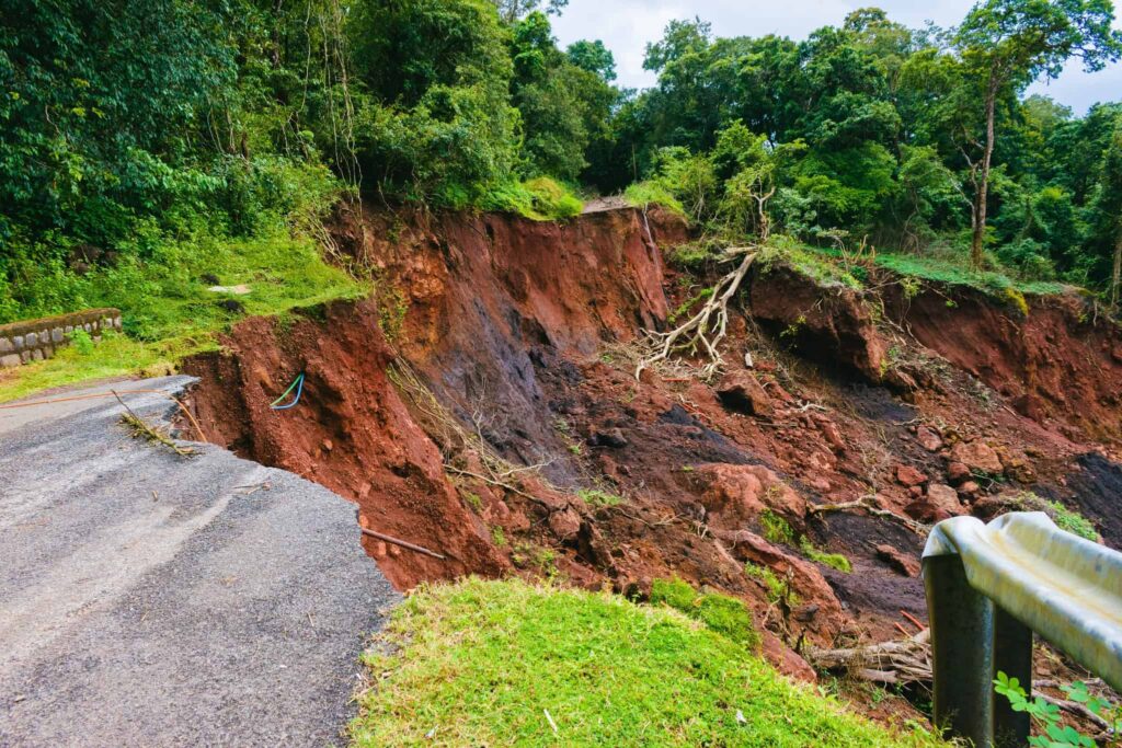 Número de deslizamentos de terra em 2024 é recorde