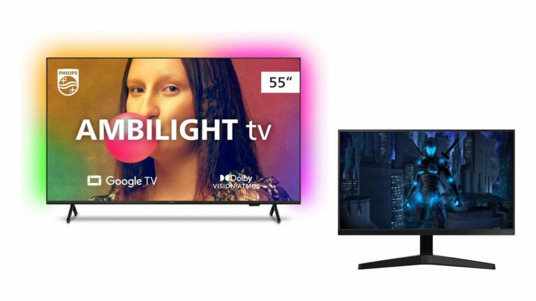 Ofertas do dia: monitores e smart TVs com descontos imperdíveis