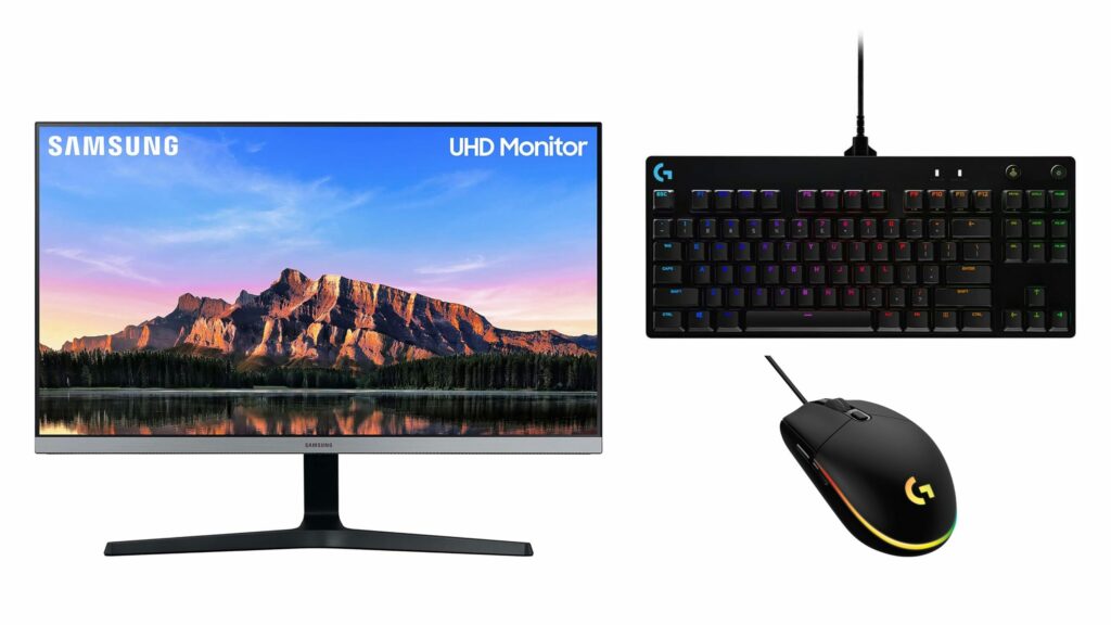 Ofertas do dia: monitores, teclados e mouses com desconto na