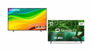 Ofertas do dia: smart TVs grandes 4K com desconto na