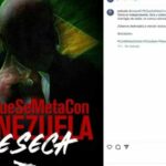 Polícia da Venezuela faz postagem em tom de ameaça com