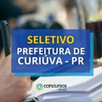 Prefeitura de Curiúva - PR divulga processo seletivo