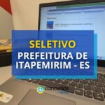 Prefeitura de Itapemirim - ES abre novo processo seletivo