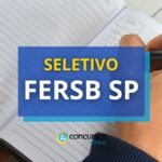 SP abre vagas em edital de processo seletivo