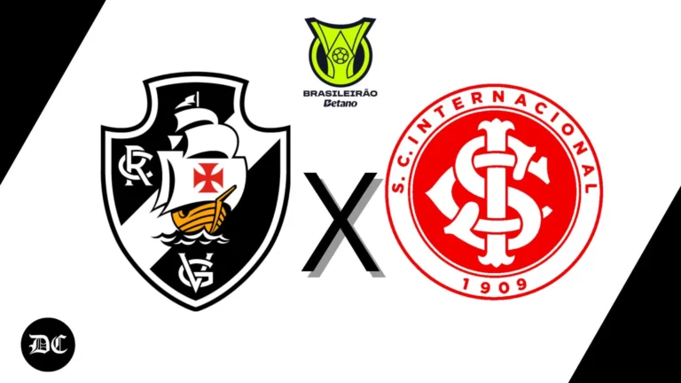 Vasco x Internacional: escalações, horário e onde assistir – Brasileirão