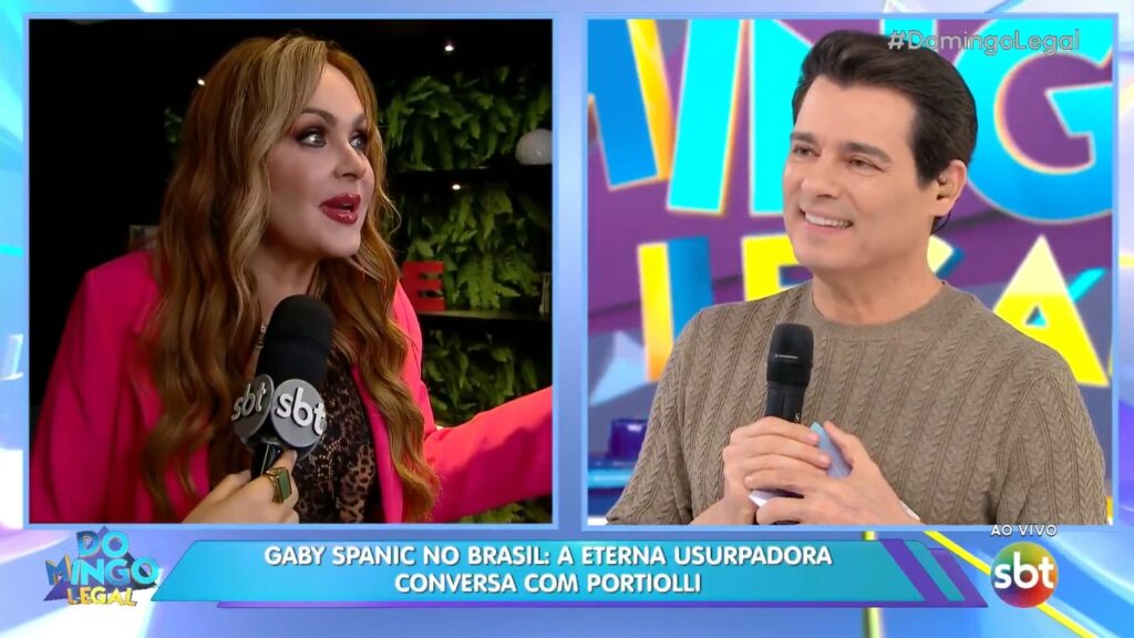 Ao vivo no SBT, Gaby Spanic confirma volta de A