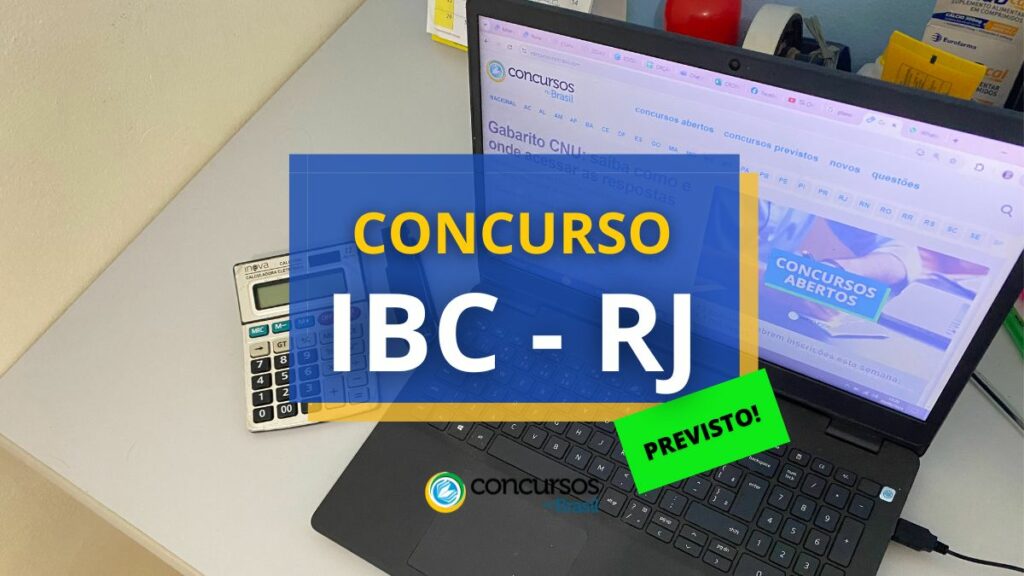 Concurso IBC - RJ foi autorizado; 15 vagas previstas