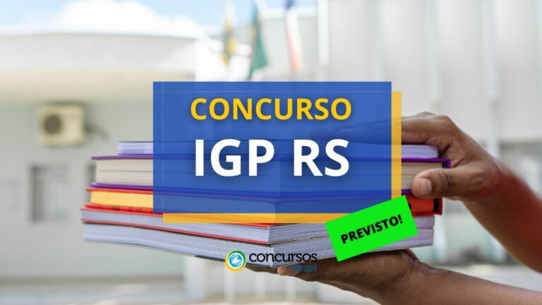 Concurso IGP - RS: comissão formada; edital para 234 vagas