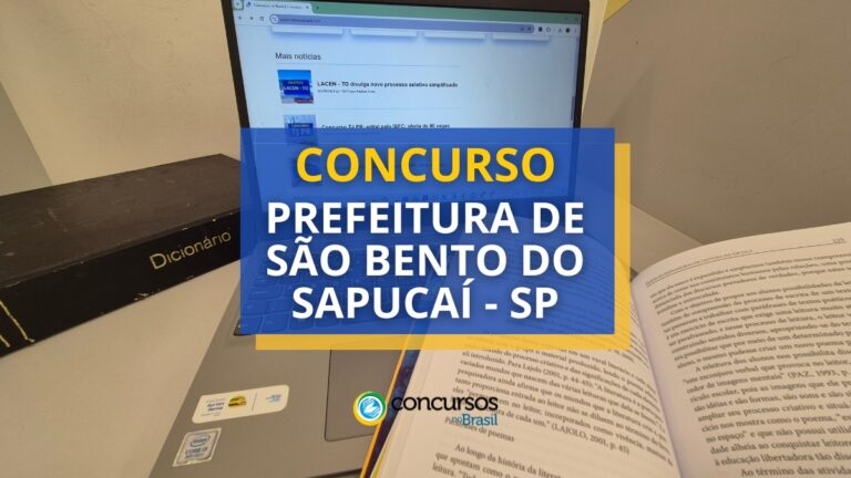 Concurso Prefeitura de São Bento do Sapucaí