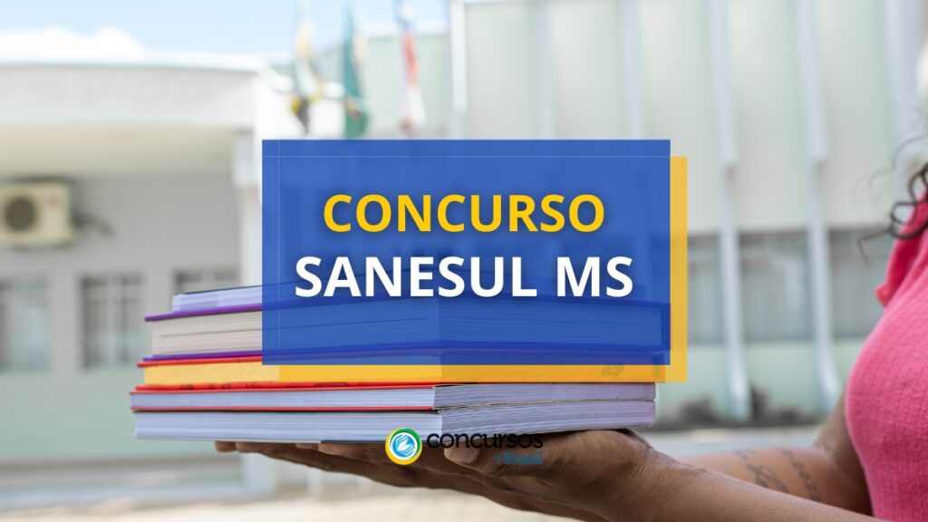 Concurso SANESUL - MS abre vagas para Pessoas com Deficiência