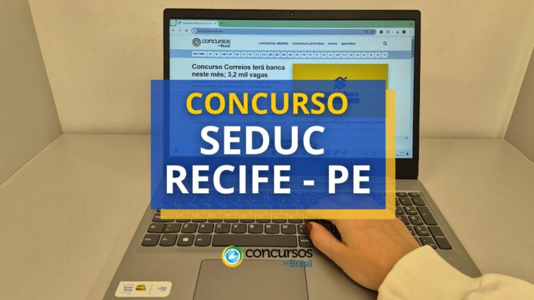 Concurso SEDUC Recife - PE abre 400 vagas para Apoio