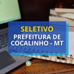 Edital da Prefeitura de Cocalinho