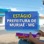 Estágio Prefeitura de Muriaé - MG abre vagas em seletivo