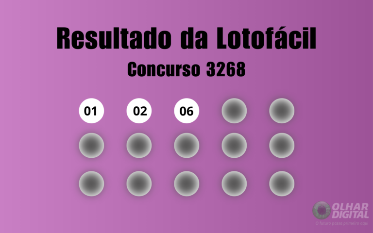 Lotofácil 3268: veja resultado de hoje, sexta-feira (13)