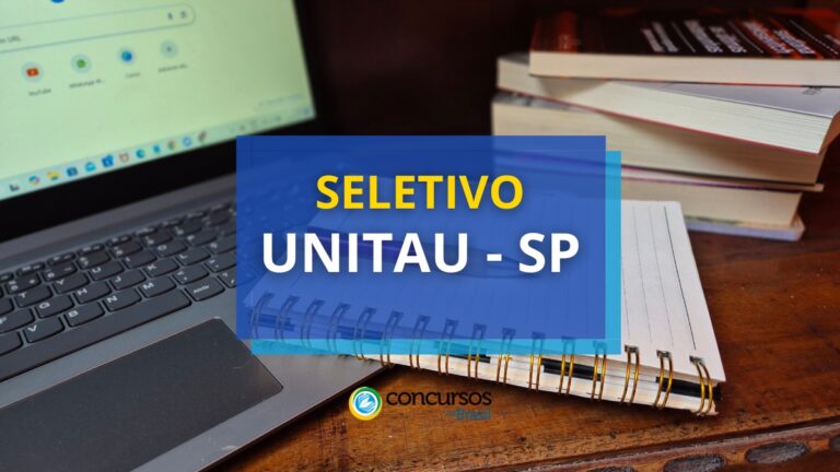 Novo edital UNITAU - SP oferece até R$ 6,3 mil