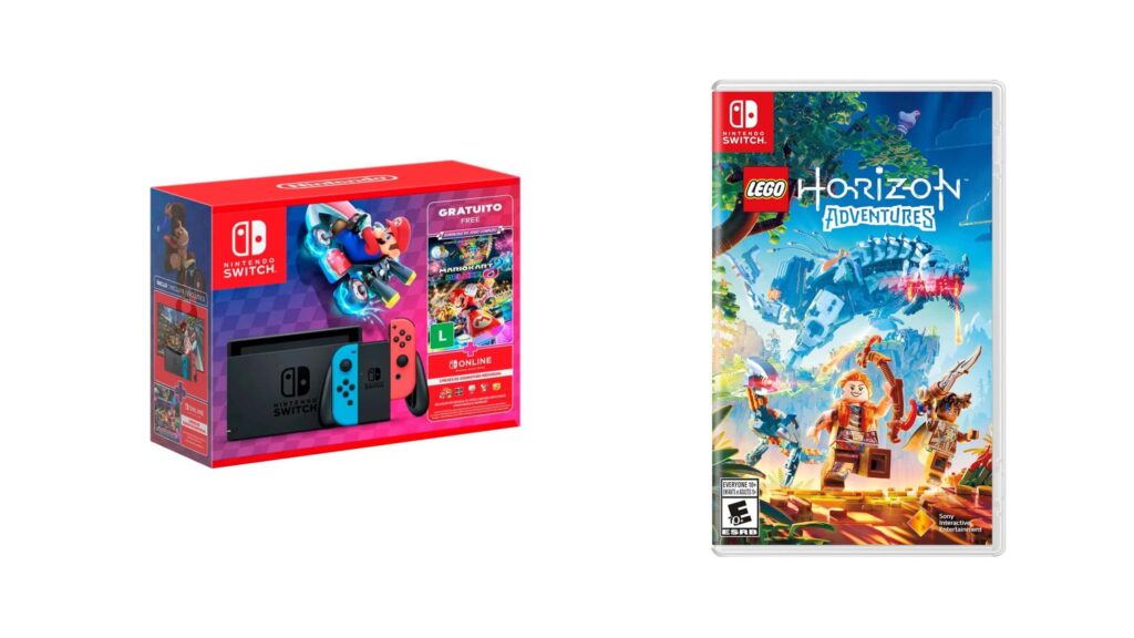 Ofertas de Natal: tem Nintendo Switch, games e acessórios com