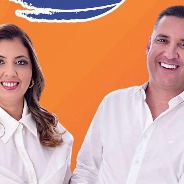 Prefeita eleita de São Sebastião do Alto e o vice