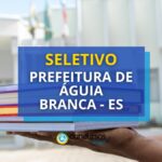 Prefeitura de Águia Branca - ES: saiu edital de processos