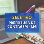 Prefeitura de Contagem - MG está com edital de seletivo