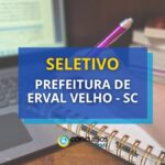 Prefeitura de Erval Velho - SC: vagas em seletivo; R$