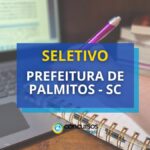 Prefeitura de Palmitos – SC divulga seletivo para educação