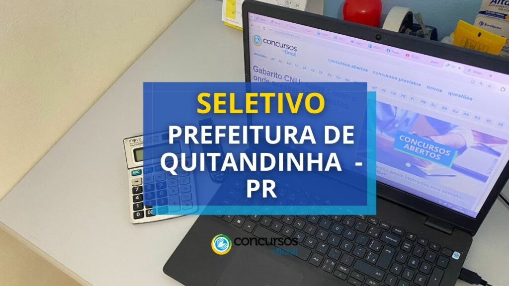 Prefeitura de Quitandinha - PR: até R$ 4,9 mil em