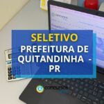 Prefeitura de Quitandinha - PR: até R$ 4,9 mil em