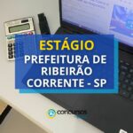 Prefeitura de Ribeirão Corrente - SP lança edital de estágio