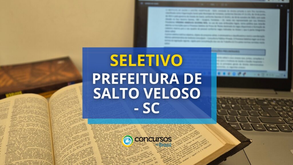 Prefeitura de Salto Veloso - SC oferece até R$ 5