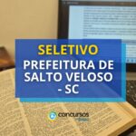 Prefeitura de Salto Veloso - SC oferece até R$ 5