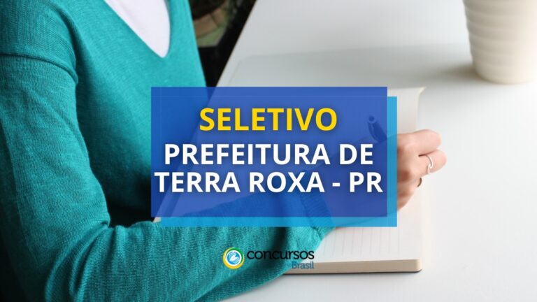 Prefeitura de Terra Roxa - PR: até R$ 8,4 mil