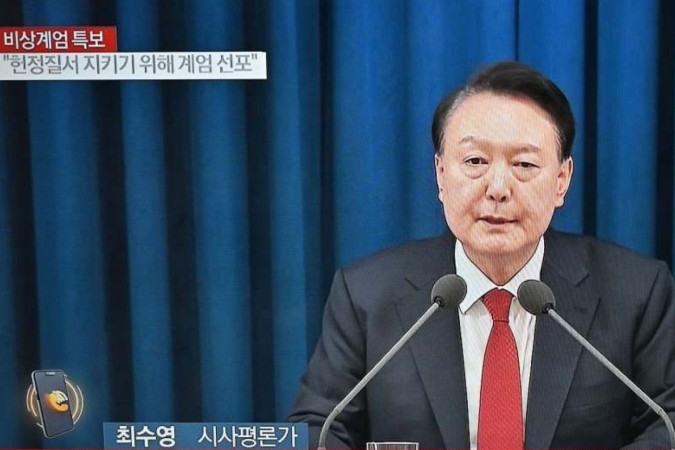 Presidente da Coreia do Sul suspende lei marcial