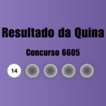 Quina 6605: veja resultado de hoje, quinta-feira (12)