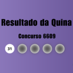 Quina 6609: veja resultado de hoje, quinta-feira (17)