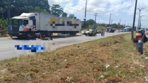 VÍDEO: Duas pessoas morrem em colisão entre caminhão e motocicleta