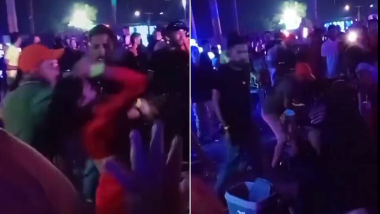 VÍDEO: Polícia procura suspeita de esfaquear mulher durante festa