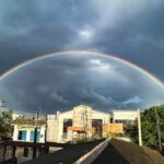 Veja imagens incríveis de um arco-íris duplo formado no céu