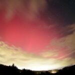 Aurora boreal de Ano Novo encanta os céus dos EUA