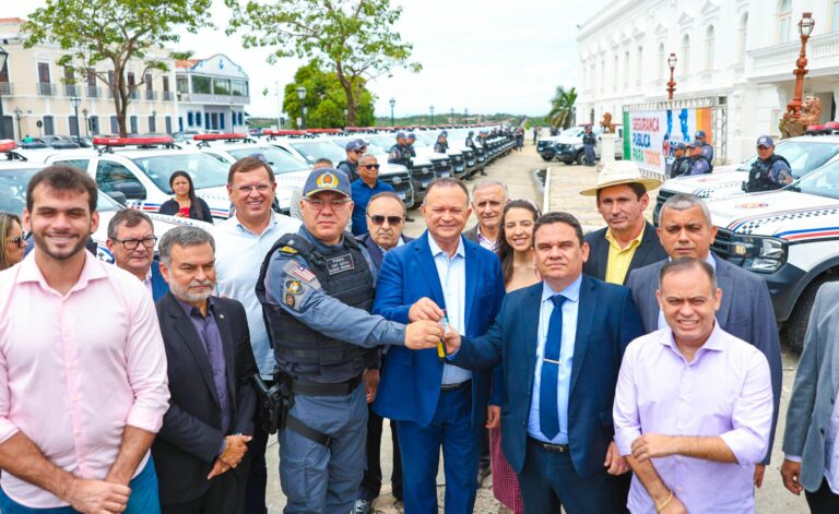 Brandão entrega 63 novas viaturas para a Polícia Militar