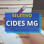 CIDES MG divulga edital de seletivo com salários de até