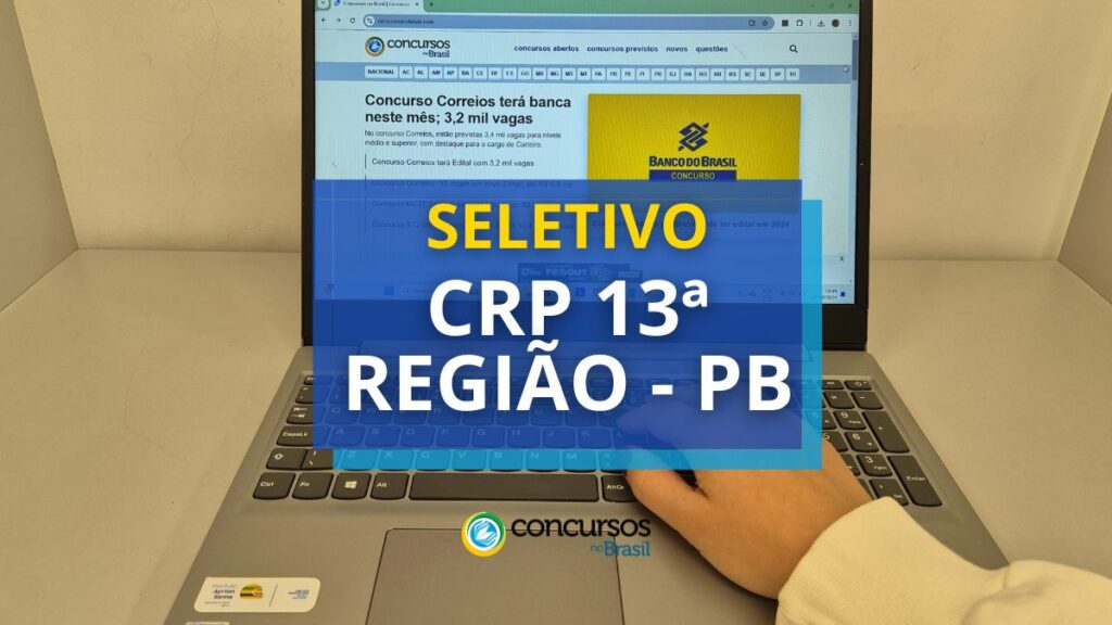 CRP 13ª Região - PB paga R$ 4,7 mil em