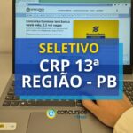 CRP 13ª Região - PB paga R$ 4,7 mil em