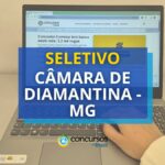 Câmara de Diamantina – MG abre seletivo para nível fundamental