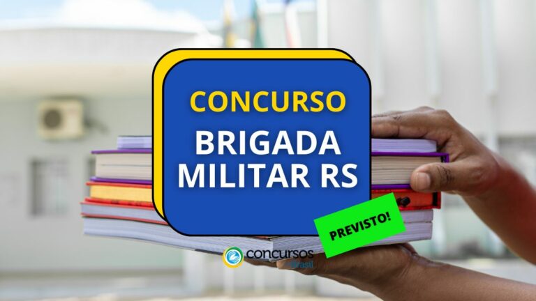 Concurso Brigada Militar RS: 1.350 vagas; comissão formada