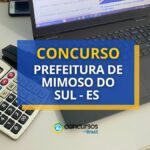 Concurso Prefeitura de Mimoso do Sul