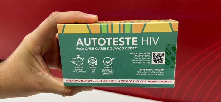 Embalagem de autoteste de HIV muda para design discreto visando