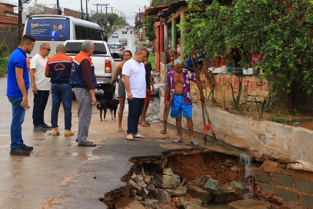 Fred Campos e Mariana Brandão lideram vistorias e ações emergenciais