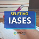 IASES – ES abre seletivo com 28 vagas + CR;